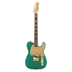 Squier 40th Anniversary Telecaster®, Gold Edition, Laurel FB, Sherwood Green Metallic Electric Guitars