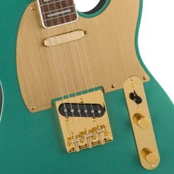 Squier 40th Anniversary Telecaster®, Gold Edition, Laurel FB, Sherwood Green Metallic Electric Guitars