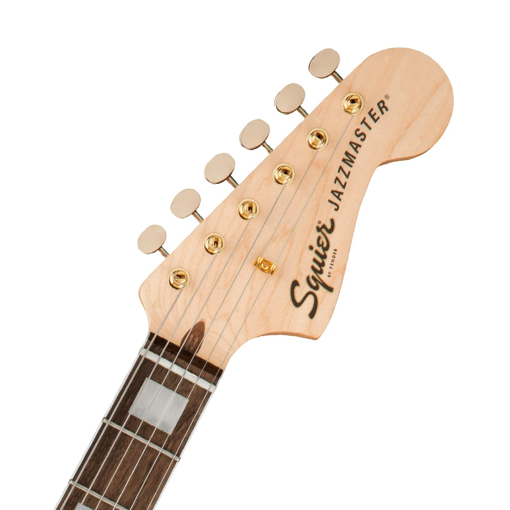 Squier 40th Anniversary Jazzmaster®, Gold Edition, Laurel FB, Lake Placid Blue Electric Guitars