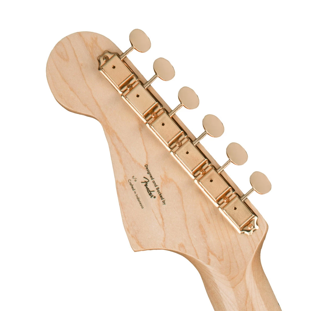 Squier 40th Anniversary Jazzmaster®, Gold Edition, Laurel FB, Lake Placid Blue Electric Guitars