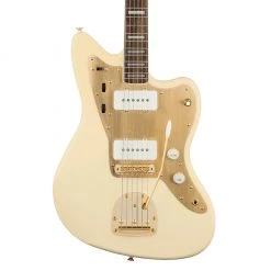 Electric Guitars Squier 40th Anniversary Jazzmaster®, Gold Edition, Laurel FB, Olympic White