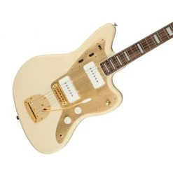 Electric Guitars Squier 40th Anniversary Jazzmaster®, Gold Edition, Laurel FB, Olympic White