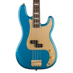 Bass Guitars Squier 40th Anniversary Precision Bass®, Gold Edition, Laurel FB, Lake Placid Blue