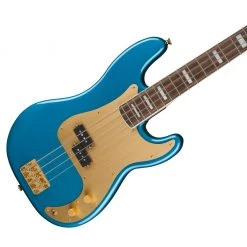 Bass Guitars Squier 40th Anniversary Precision Bass®, Gold Edition, Laurel FB, Lake Placid Blue