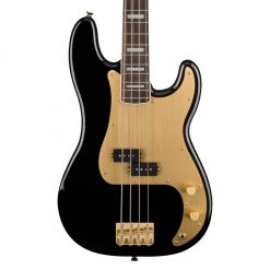 Squier 40th Anniversary Precision Bass®, Gold Edition, Laurel FB, Black