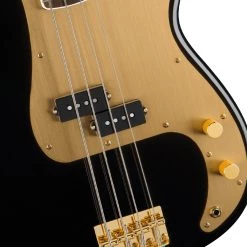 Squier 40th Anniversary Precision Bass®, Gold Edition, Laurel FB, Black
