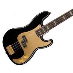 Squier 40th Anniversary Precision Bass®, Gold Edition, Laurel FB, Black