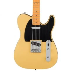 Electric Guitars Squier 40th Anniversary Telecaster®, Vintage Edition, MN, Black Anodized Pickguard, Satin Vintage Blonde