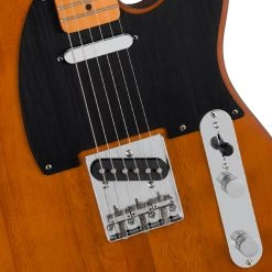 Electric Guitars Squier 40th Anniversary Telecaster®, Vintage Edition, MN, Black Anodized Pickguard, Satin Mocha