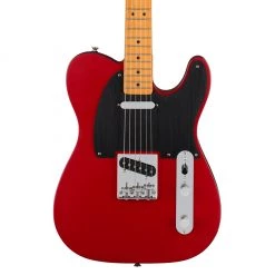 Squier 40th Anniversary Telecaster®, Vintage Edition, MN, Black Anodized Pickguard, Satin Dakota Red Electric Guitars