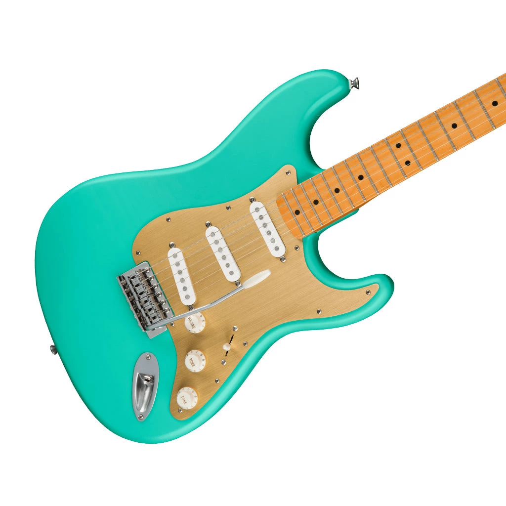 Squier 40th Anniversary Stratocaster®, Vintage Edition, MN, Satin Seafoam Green