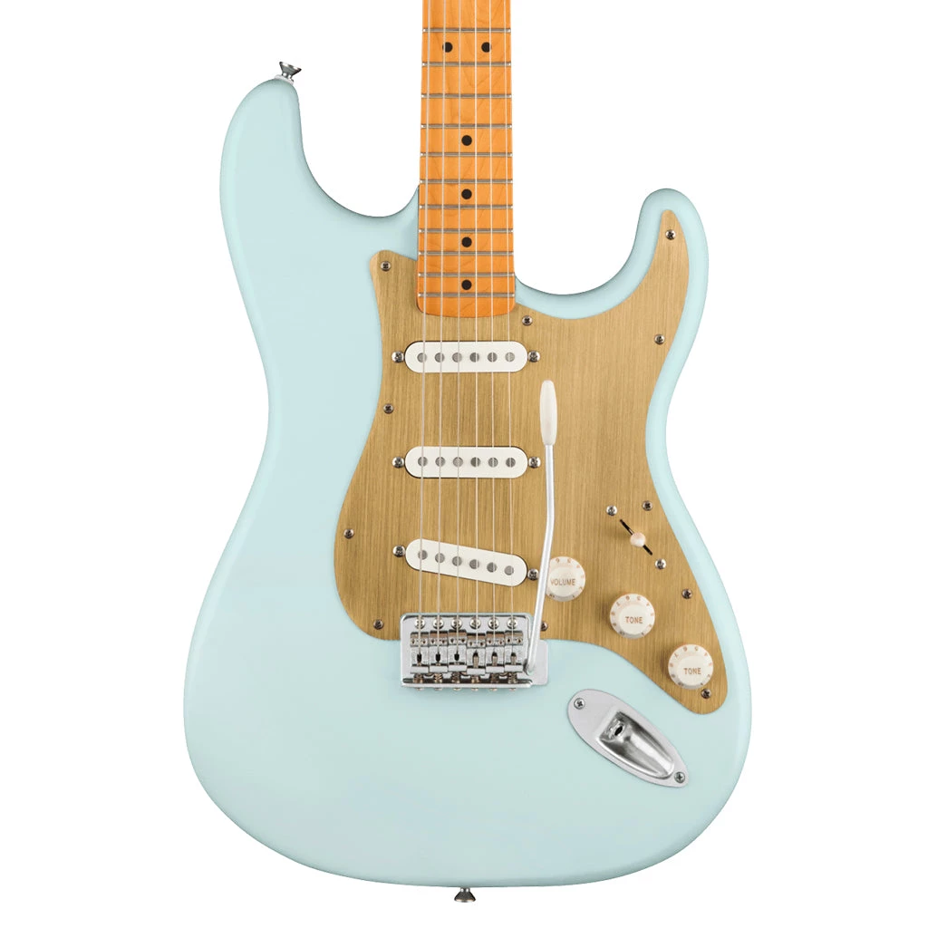 Squier 40th Anniversary Stratocaster®, Vintage Edition, MN, Satin Sonic Blue