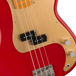 Squier 40th Anniversary Precision Bass®, Vintage Edition, MN, Satin Dakota Red Bass Guitars