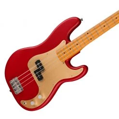 Squier 40th Anniversary Precision Bass®, Vintage Edition, MN, Satin Dakota Red Bass Guitars