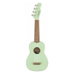 Fender Venice Soprano Uke, Walnut Fingerboard, Surf Green Ukuleles