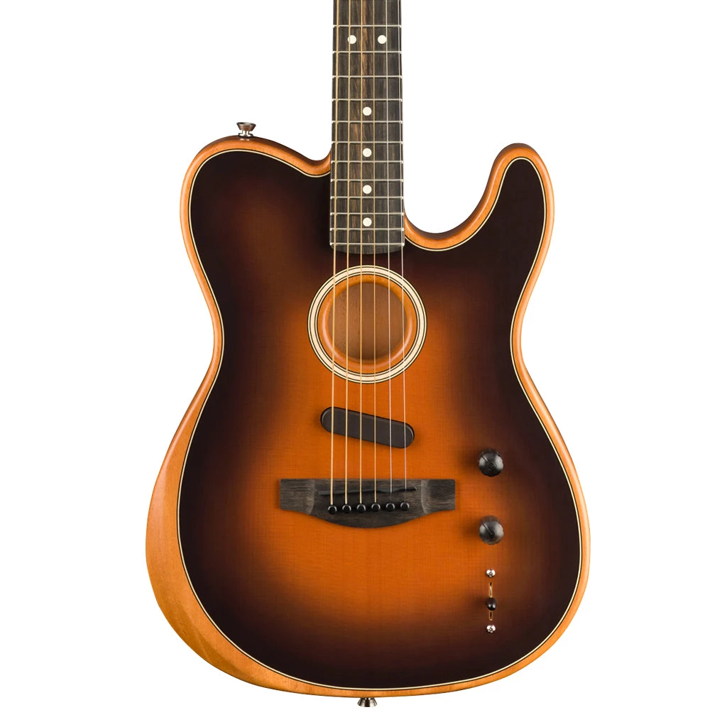 Acoustic Guitars Fender American Acoustasonic® Telecaster®, Ebony Fingerboard, Sunburst