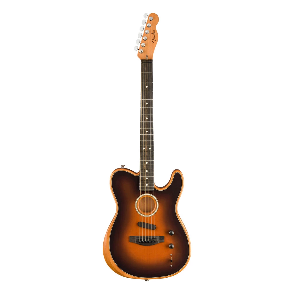 Acoustic Guitars Fender American Acoustasonic® Telecaster®, Ebony Fingerboard, Sunburst