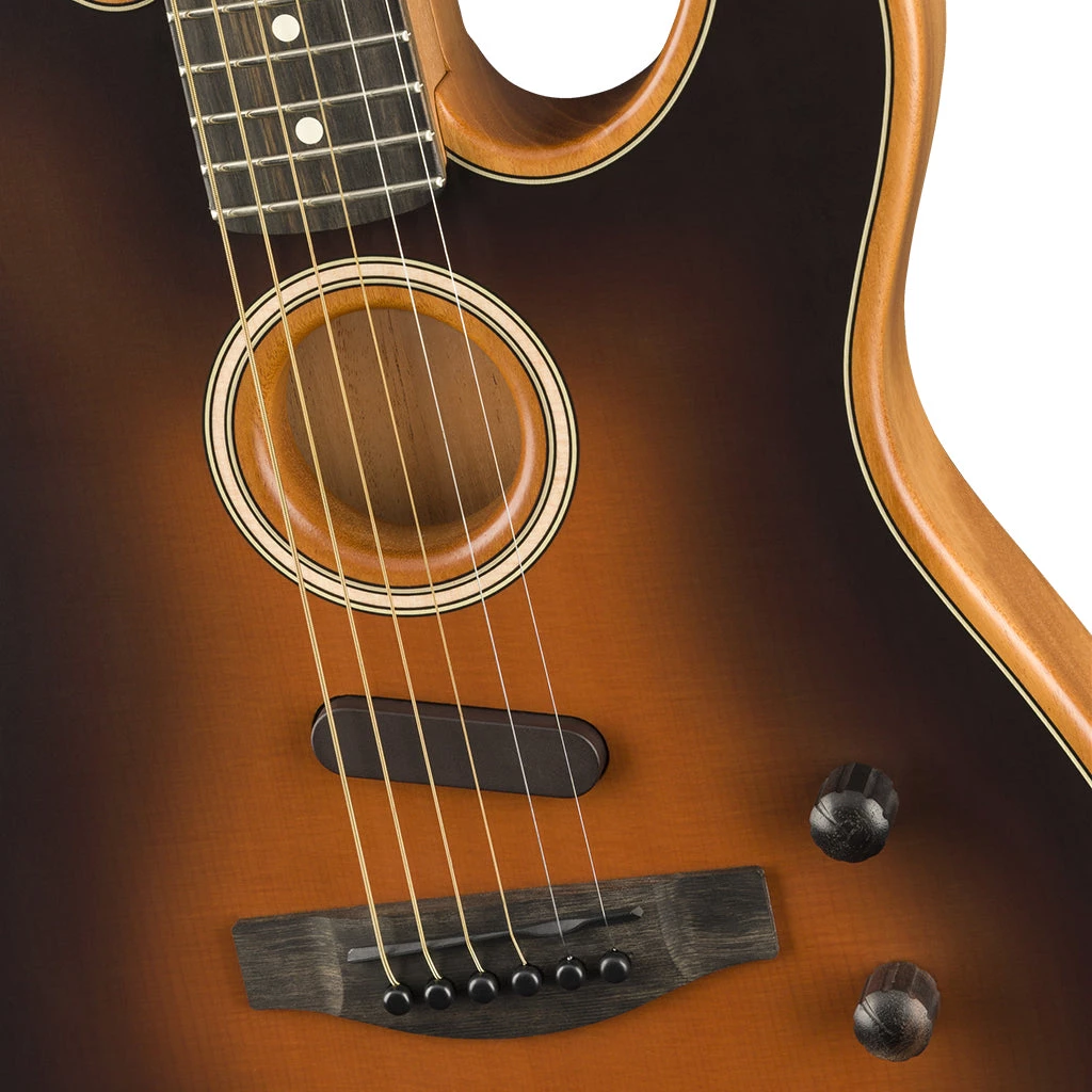 Acoustic Guitars Fender American Acoustasonic® Telecaster®, Ebony Fingerboard, Sunburst