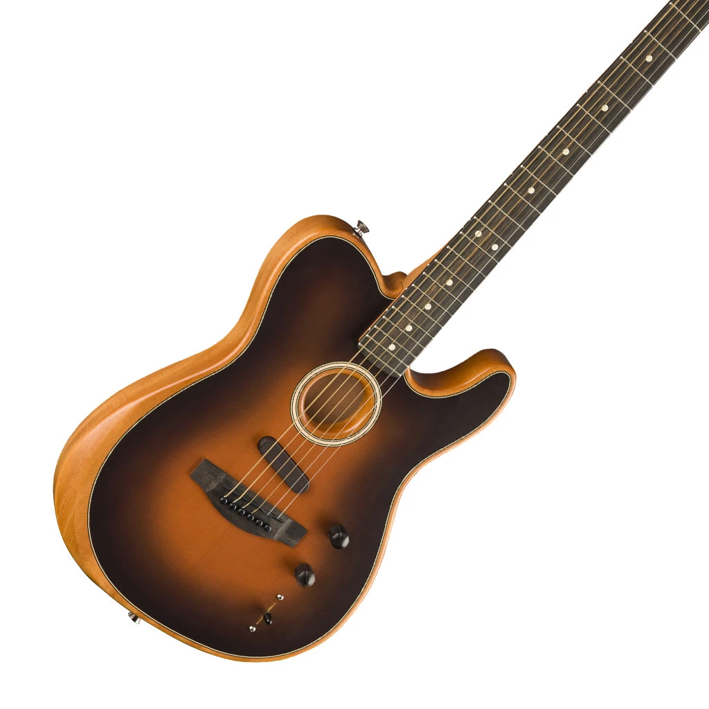 Acoustic Guitars Fender American Acoustasonic® Telecaster®, Ebony Fingerboard, Sunburst