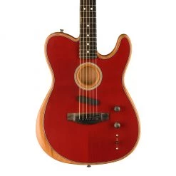 Fender American Acoustasonic® Telecaster®, Ebony Fingerboard, Crimson Red