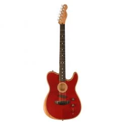 Fender American Acoustasonic® Telecaster®, Ebony Fingerboard, Crimson Red