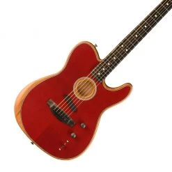 Fender American Acoustasonic® Telecaster®, Ebony Fingerboard, Crimson Red