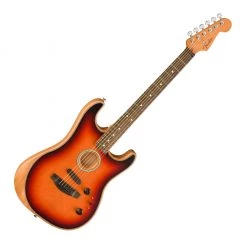 Acoustic Guitars Fender American Acoustasonic® Strat®, Ebony Fingerboard, 3 Colour Sunburst