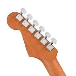 Fender American Acoustasonic® Strat®, Ebony Fingerboard, Transparent Sonic Blue Acoustic Guitars