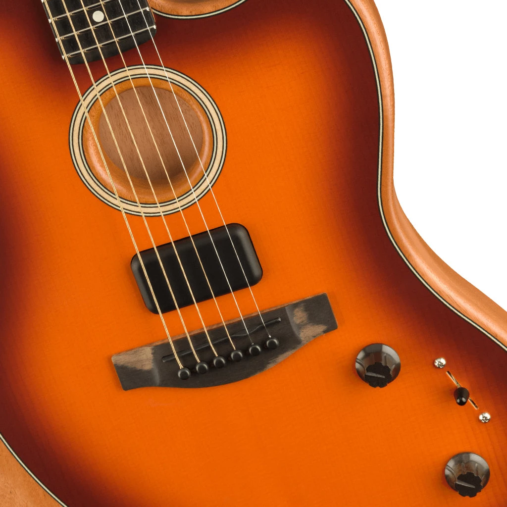 Acoustic Guitars Fender American Acoustasonic® Jazzmaster®, Tobacco Sunburst, Ebony Fingerboard