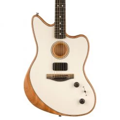 Acoustic Guitars Fender American Acoustasonic® Jazzmaster®, Arctic White, Ebony Fingerboard