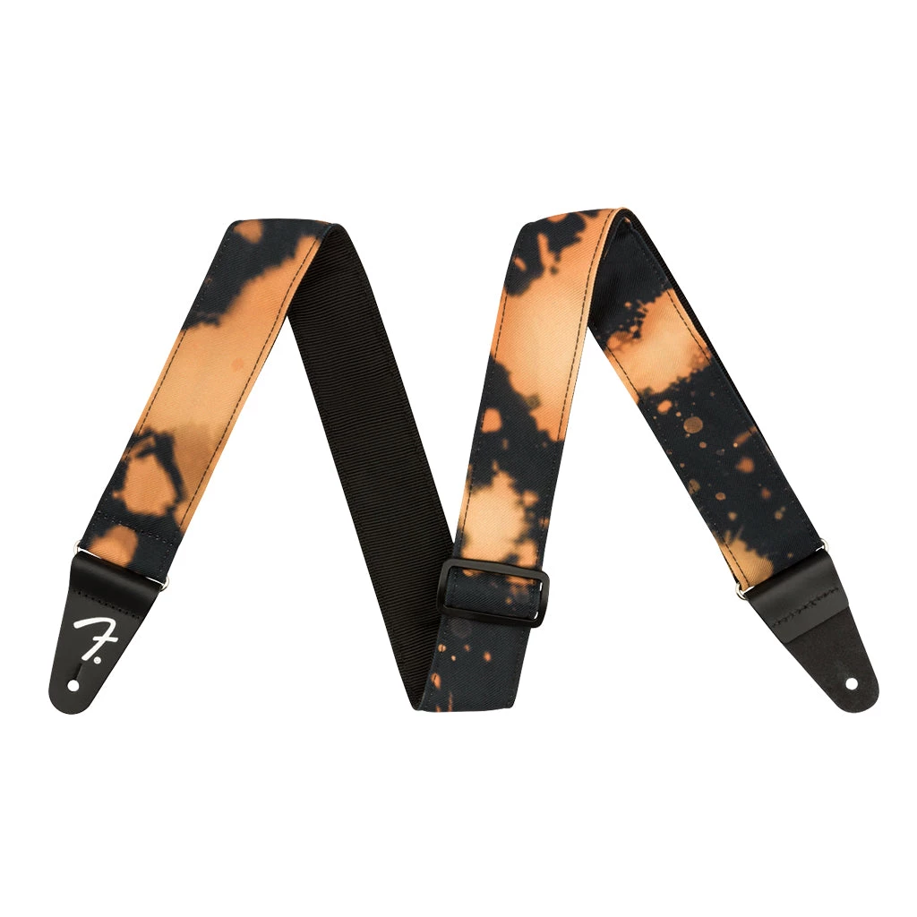 Fender Tie Dye Acid Wash Strap, Black