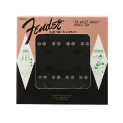 Fender Pure Vintage '74 Jazz Bass® Pickup Set, Black (2)