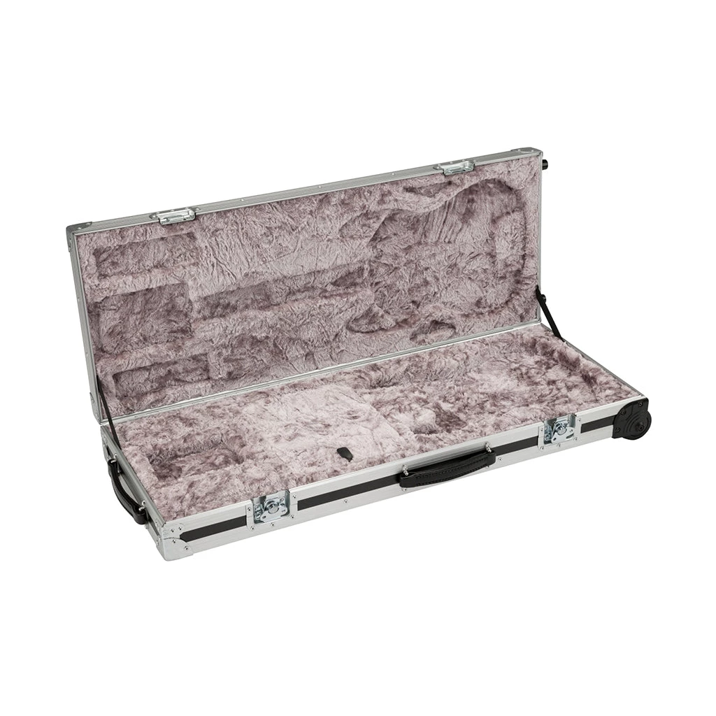 Fender CEO Flight Case With Wheels - Black And Silver