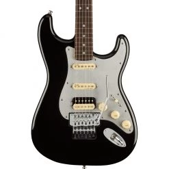 Fender - Ultra Luxe Stratocaster® Floyd Rose® HSS - Rosewood Fingerboard - Mystic Black Electric Guitars