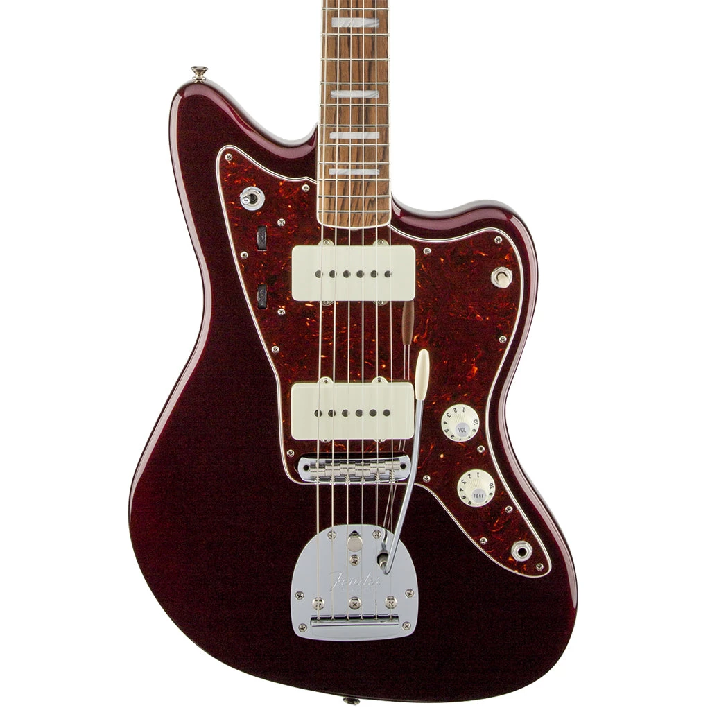 Electric Guitars Fender Troy Van Leeuwen Jazzmaster - Oxblood - Bound Rosewood Fretboard