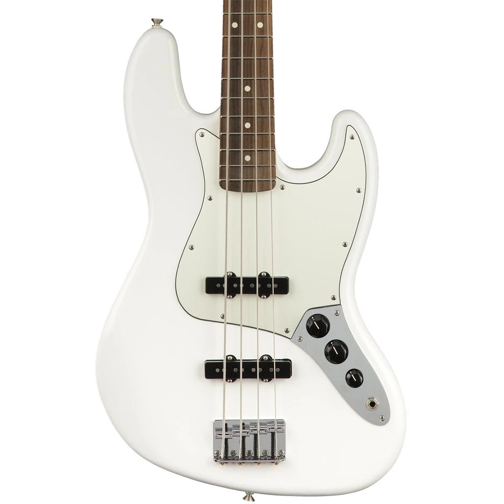 Bass Guitars Fender Player Jazz Bass - Polar White - Pau Ferro Fretboard