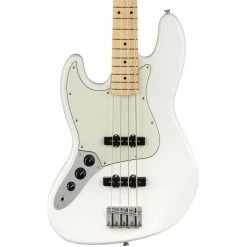 Fender - Player Jazz Bass Left-Handed - Polar White - Maple Fingerboard Bass Guitars