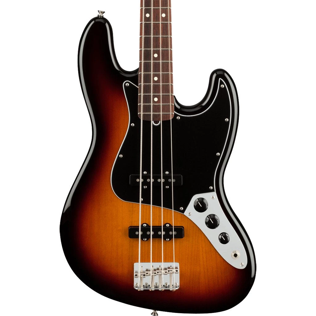 Fender American Performer Jazz Bass - 3 Tone Sunburst - Rosewood Fretboard Bass Guitars
