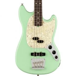 Fender American Performer Mustang Bass - Satin Surf Green - Rosewood Fretboard Bass Guitars