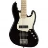 Squier Contemporary Active Jazz Bass V HH - Black - Maple Neck