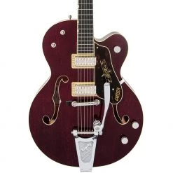 Electric Guitars Gretsch - G6120T Limited Edition '59 Nashville® Single-Cut With Bigsby® Ebony Fingerboard - Dark Cherry Stain