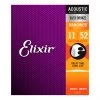 Elixir 11027 - Nanoweb 80/20 Custom Light 11-52 Acoustic Guitar Strings See All