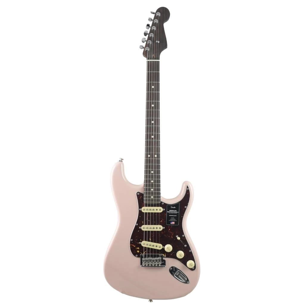 Fender Limited Edition American Professional II Stratocaster - Rosewood Neck - Shell Pink Electric Guitars