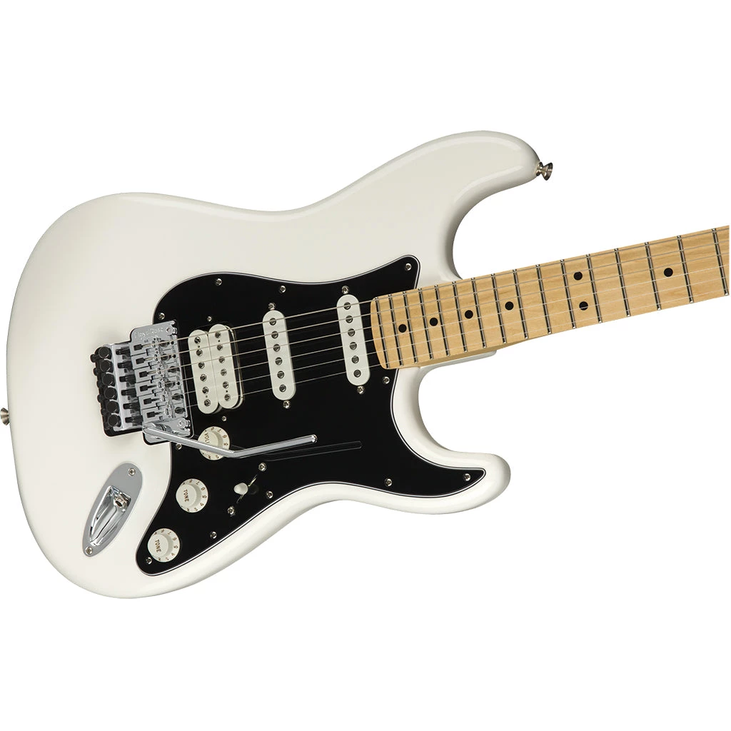 Fender Player Stratocaster Floyd Rose HSS - Polar White - Maple Neck Electric Guitars