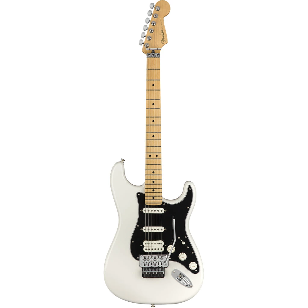 Fender Player Stratocaster Floyd Rose HSS - Polar White - Maple Neck Electric Guitars