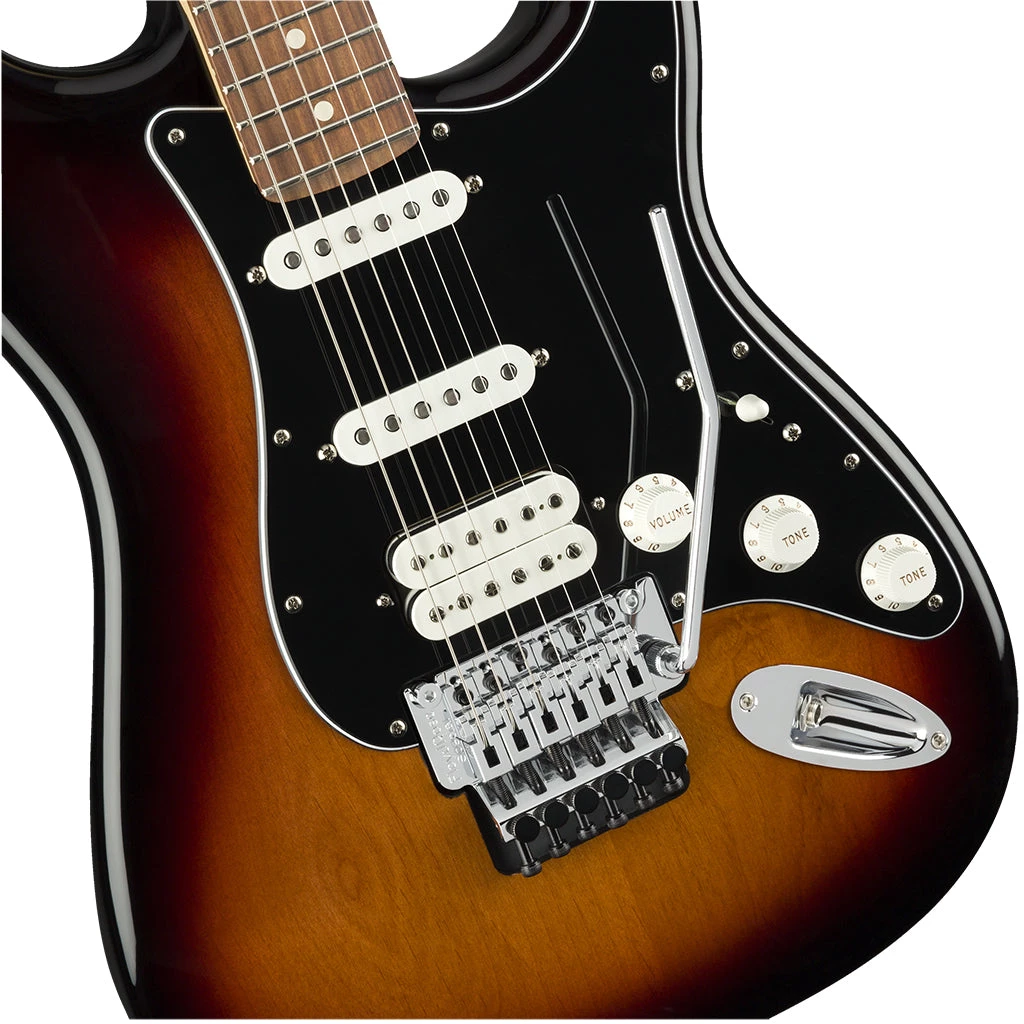 Fender Player Stratocaster Floyd Rose HSS - 3 Tone Sunburst - Pau Ferro Electric Guitars