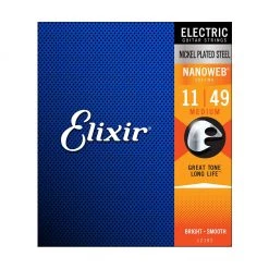 See All Elixir 12102 - Nanoweb Electric 11-49 Guitar Strings