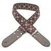 DSL JAC20-REDHOUSE Strap 2" Jacquard Weave Red/Black See All