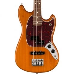 Bass Guitars Fender Player Mustang PJ Bass - Aged Natural - Pau Ferro Fingerboard