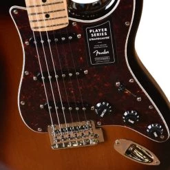 Electric Guitars Fender Limited Edition Player Stratocaster - Maple Neck - 3 Tone Sunburst W/ Tortoise Shell Pickguard